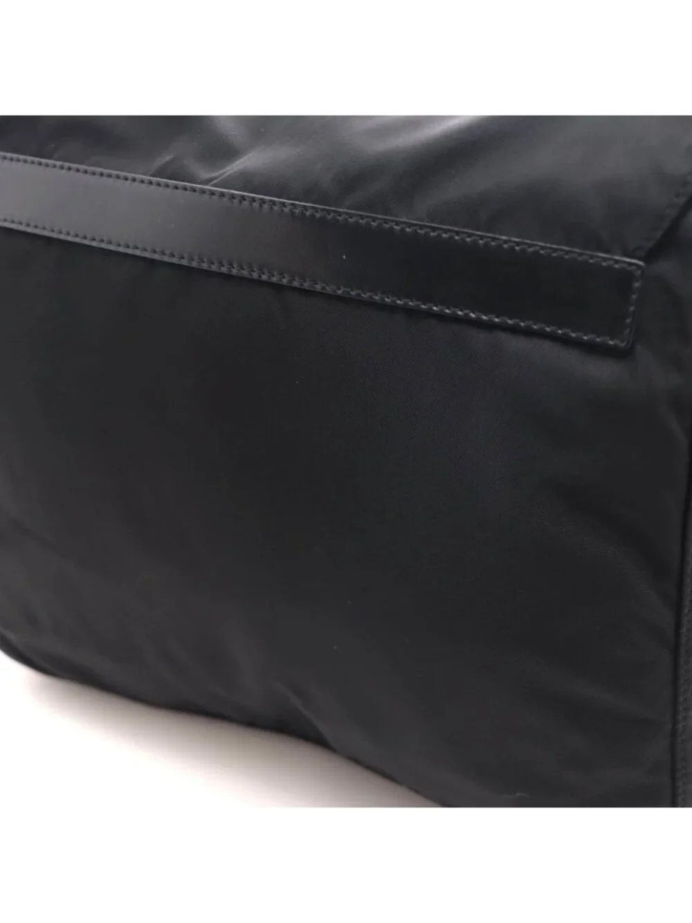 Prada Shoulder Bag Black Nylon Leather